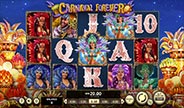 ตัวอย่างเกมสล็อต Carnaval Forever