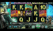 ตัวอย่างเกมสล็อต Frankenslot’s Monster