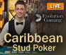 รูปตัวอย่าง Carribean Stud Poker บนมือถือ