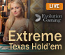 รูปตัวอย่าง Extreme Texas Hold'em บนมือถือ