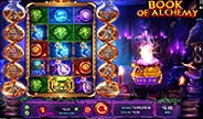 ตัวอย่างเกมสล็อต Book of Alchemy