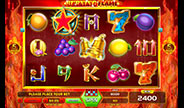 ตัวอย่างเกมสล็อต Burning Flame