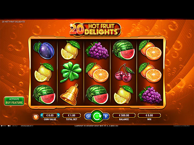 ตัวอย่างเกม 20 Hot Fruit Delights