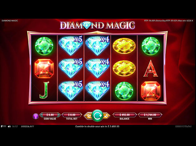 ตัวอย่างเกม Diamond Magic