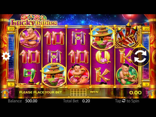 ตัวอย่างเกมสล็อต Lucky Babies