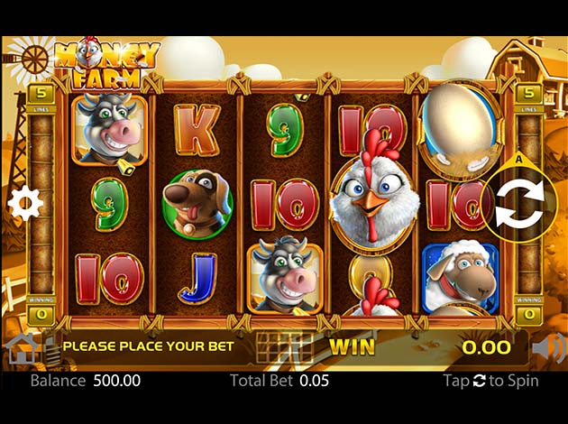 ตัวอย่างเกมสล็อต Money Farm