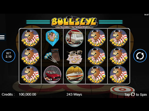 ตัวอย่างเกมสล็อต Bullseye