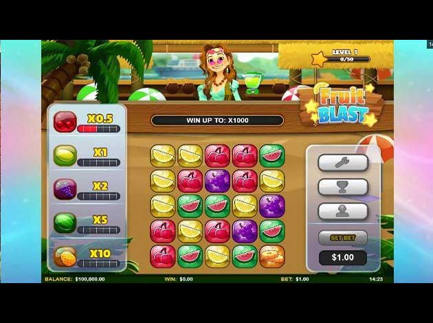 ตัวอย่างเกมสล็อต Fruit Blast