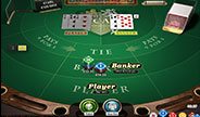 รูปตัวอย่างเกมคาสิโน Baccarat