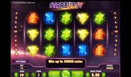 ตัวอย่างเกมสล็อต Starburst