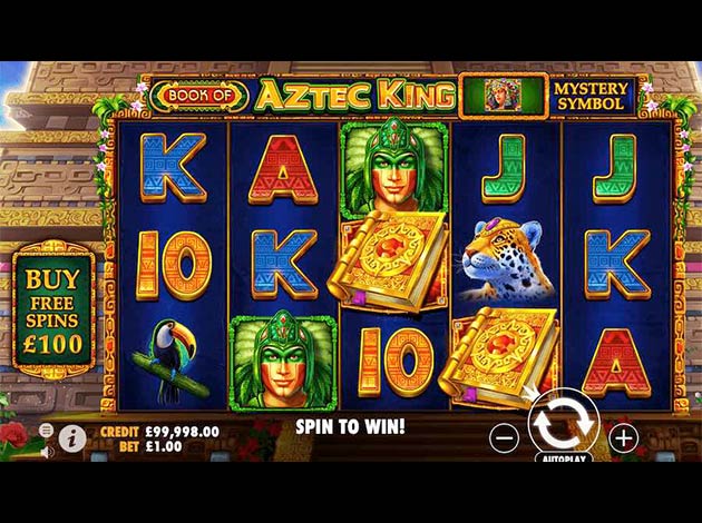 ตัวอย่างเกม Book of Aztec King