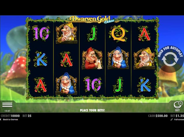 ตัวอย่างเกมสล็อต Dwarven Gold Deluxe