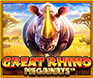 เกมสล็อต Great Rhino MegaWays บนมือถือจาก Pragmatic Play