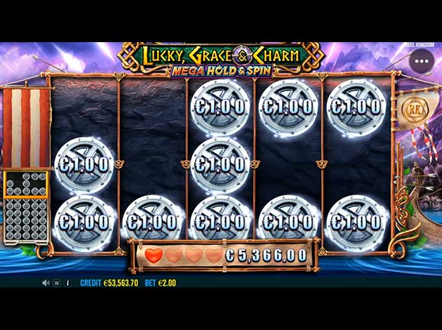 ตัวอย่างเกมสล็อต Lucky, Grace and Charm