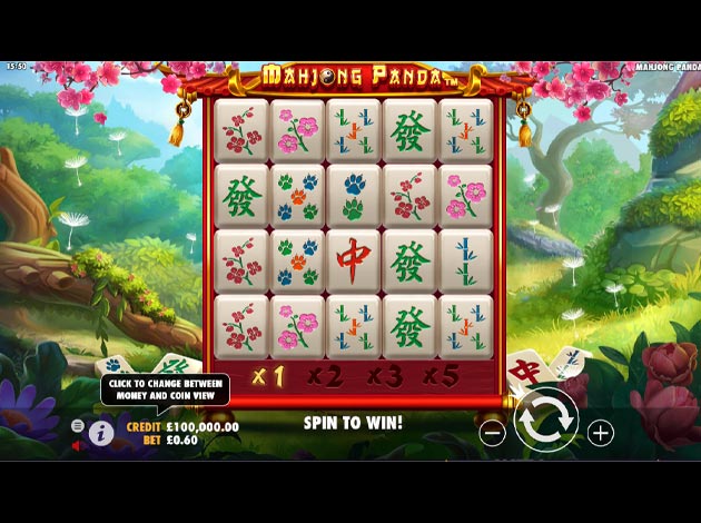 ตัวอย่างเกม Mahjong Panda