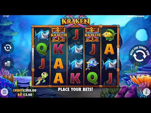 ตัวอย่างเกมสล็อต Release the Kraken