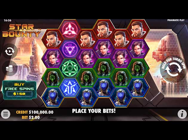 ตัวอย่างเกมสล็อต Star Bounty