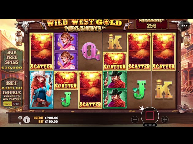 ตัวอย่างเกม Wild West Gold Megaways