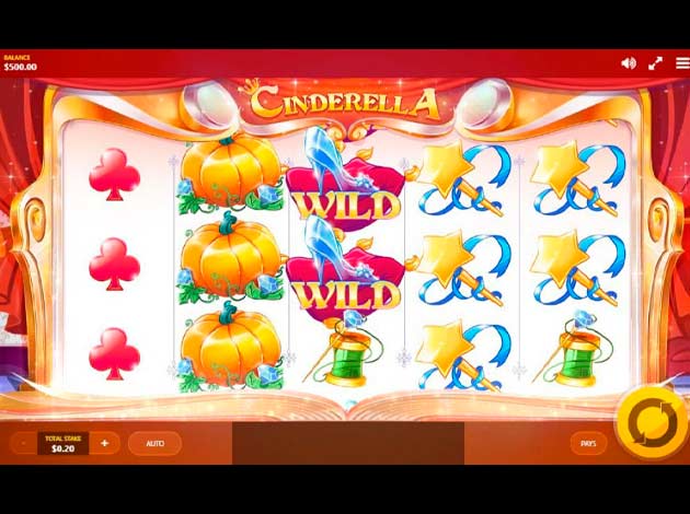 ตัวอย่างเกมสล็อต Cinderella's Ball