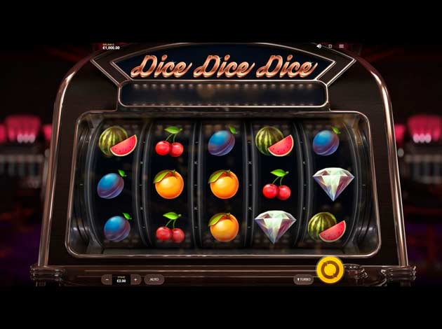 ตัวอย่างเกมสล็อต Dice Dice Dice