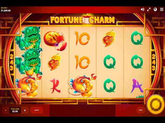 ตัวอย่างเกมสล็อต Fortune Charm