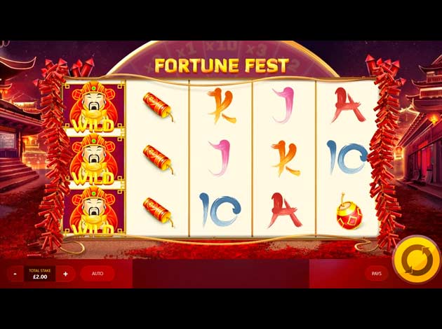 ตัวอย่างเกมสล็อต Fortune Fest