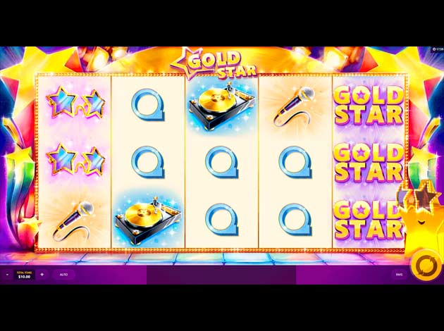 ตัวอย่างเกมสล็อต Gold Star