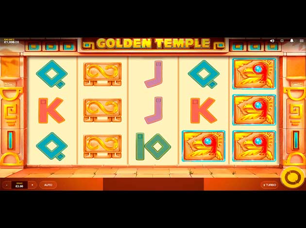 ตัวอย่างเกมสล็อต Golden Temple