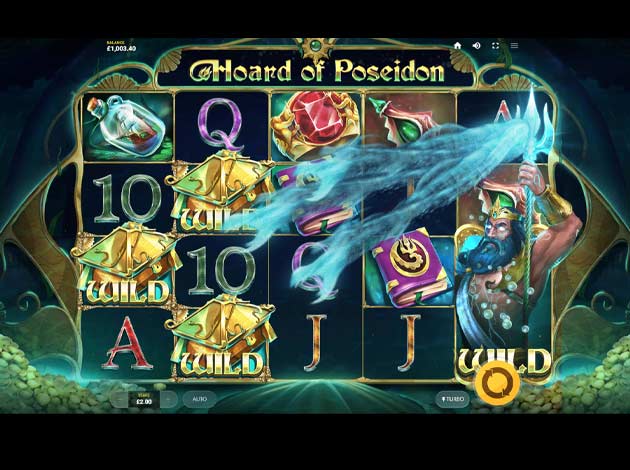 ตัวอย่างเกมสล็อต Hoard of Poseidon