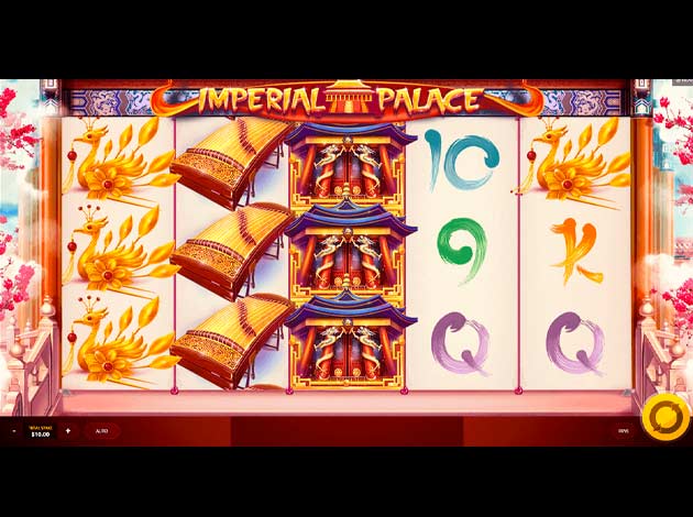 ตัวอย่างเกมสล็อต Imperial Palace