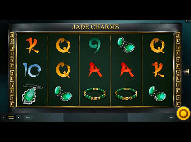 ตัวอย่างเกมสล็อต Jade Charms