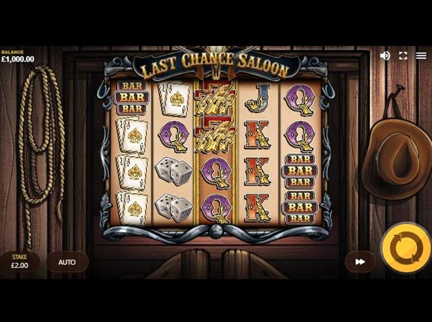 ตัวอย่างเกมสล็อต Last Chance Saloon บนมือถือ