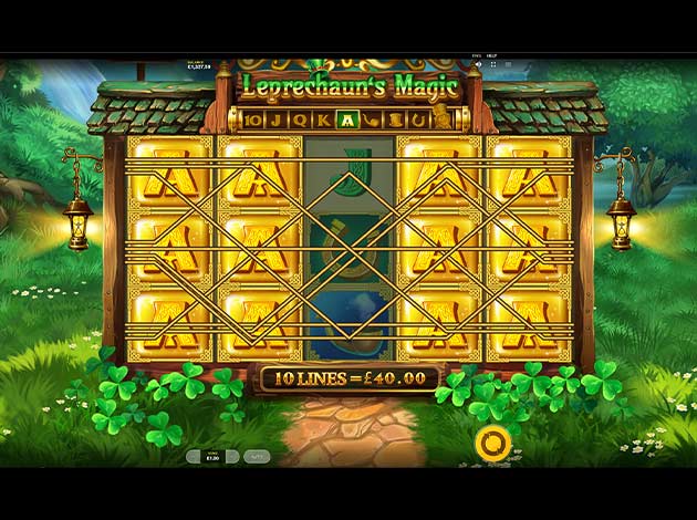 ตัวอย่างเกมสล็อต Leprechaun's Magic