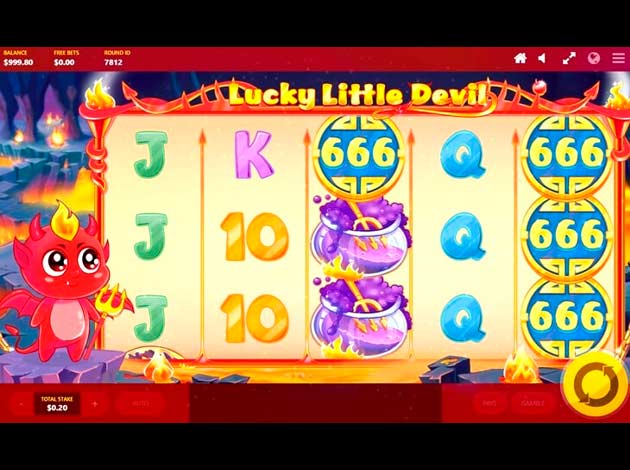 ตัวอย่างเกมสล็อต Lucky Little Devil