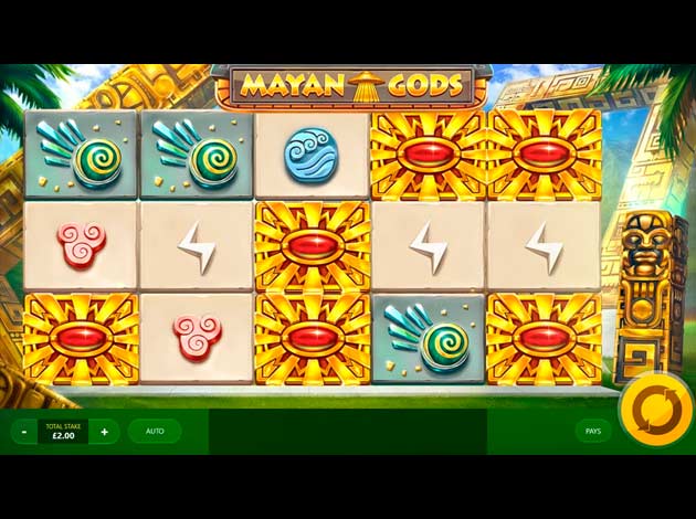 ตัวอย่างเกมสล็อต Mayan Gods