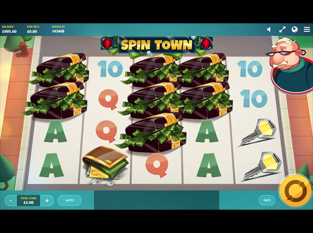 ตัวอย่างเกมสล็อต Spin Town