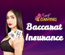 คาสิโนสด Baccarat Insurance บนมือถือ