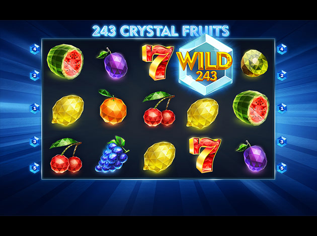 ตัวอย่างเกมสล็อต 243 Crystal Fruits