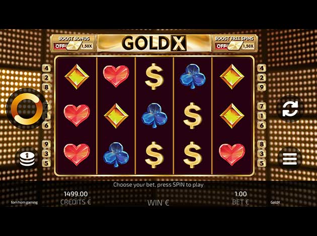 ตัวอย่างเกมสล็อต Gold X