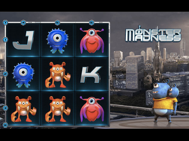 ตัวอย่างเกมสล็อต Monster Madness