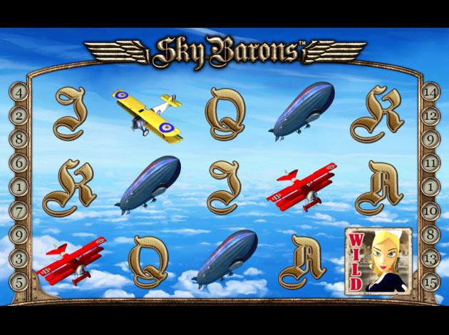 ตัวอย่างเกมสล็อต Sky Barons