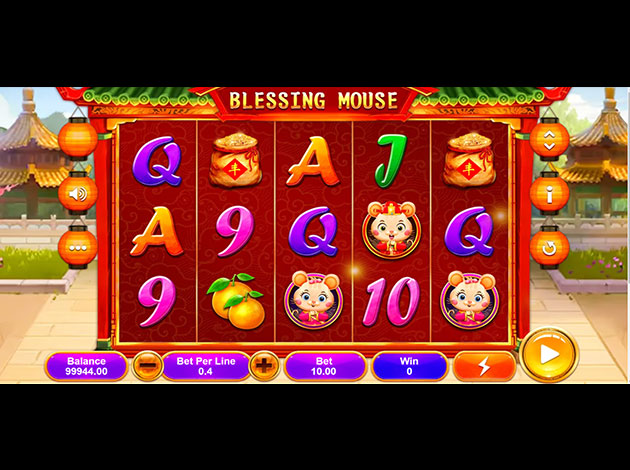 ตัวอย่างเกมสล็อต Blessing Mouse